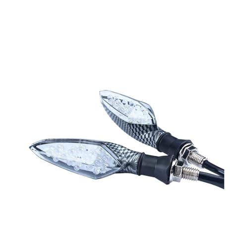 Clignotant moto universel 16 LED ambre à haute visibilité pour la rue