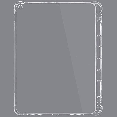 Sffine Clear Case For New Ipad 10.2 7Th/8Th/9Th Generation 2021/2020/2019 With Pencil Holder, Shockproof Thin Slim Transparent Flexible Tpu Gel Silicon Back Cover Protective Shell Fit Ipad 10.2 Inch #TOP4