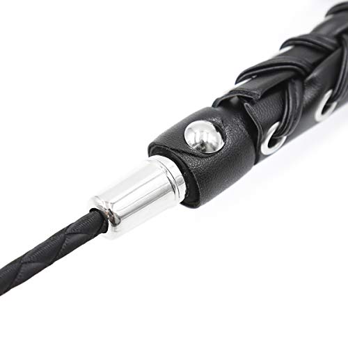 18" Real Riding Crop Braided Handle With Genuine Leather Top | Premium Quality Crops | Equestrianism Horse Crop #TOP3