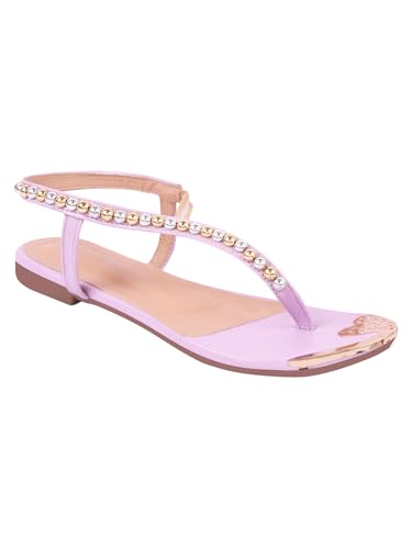 Image of SilverArrow womens Luxbox Flat Sandal, Fashion Sandals with Strap, Suitable for Fusion Outfit