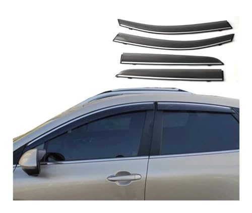 Déflecteurs de vent pour Geely Geometry C 2020-2024 - Visières de fenêtre latérale