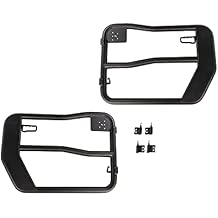 Rugged Ridge Fortis Tube Doors for Jeep Wrangler JK/JKU | Steel, Black | 11509.31 | Fits 2007-2018 Jeep Wrangler JK/JKU