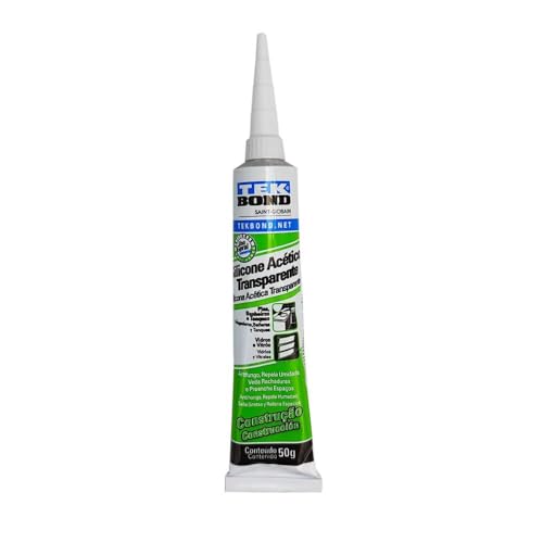 5. Silicone Acético Transparente Blister Branco 12x50g