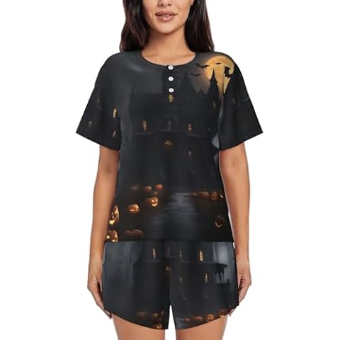 DRTGEDS Pyjama gothique d'Halloween Cover