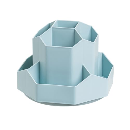 大容量ペンホルダー回転文房具オーガナイザーペンシルデスクトップホームオフィス用のかわいいペンシルカップ