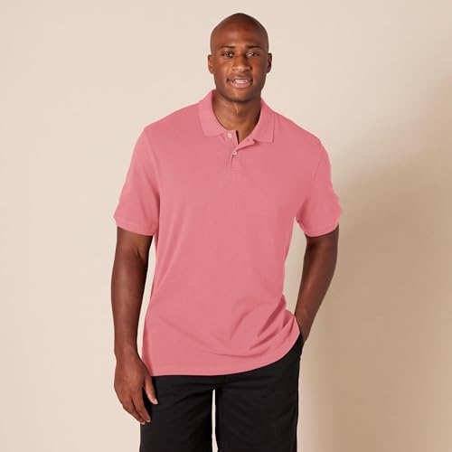 Image of Amazon Essentials Men's Slim-Fit Short-Sleeve Cotton Pique Polo Shirt