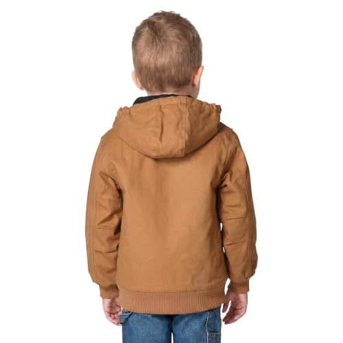 Image of Carhartt Baby Boys Insulated Hooded Canvas Zip-Up Jacket