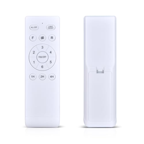 Snrigw Replacement Remote Control for Fanbulous SHIHOT LEDIARY (16/23) Ceiling Fan Compatible with F-HL52BK-1D03 F-LY46BK-1X01 F-SN56XX-1X0X F-TY52BK-1D01 with Light ON/Off