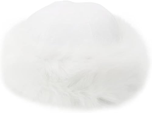 MoreChioce - Sombrero de piel sintética para mujer gorro cálido de piel de zorro sintético gorro de gamuza de forro polar sombrero de piel