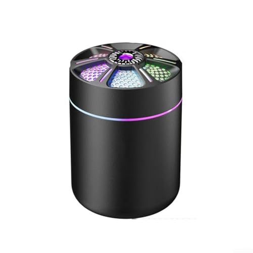 Humidificador eléctrico portátil USB y difusor de aroma, para el hogar para el dormitorio del coche con funcionamiento silencioso y fácil control de un solo toque para niebla continua Humidificador eléctrico portátil USB y difusor de aroma, para el hogar para el dormitorio del coche con funcionamiento silencioso y fácil control de un solo toque para niebla continua