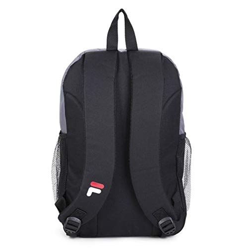 Mochila, Ripstop, Fila, Unissex, Cinza/Preto
