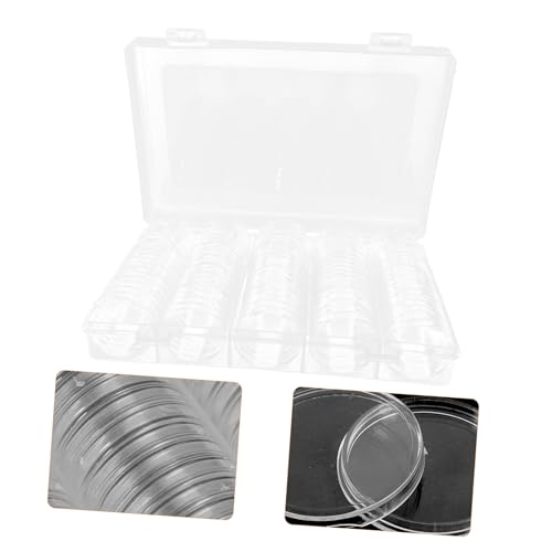 Caja expositora para monedas transparente con almohadillas protectoras 7