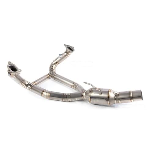 VVKFTP Auspuffschalldämpfer Für B&MW Für 1250GS Für 1250RT Für R1250R Für 1250RS Für 1250RT ADV 2019 2020 Motorrad Vorne Mitte Auspuffrohr Abgasanlage