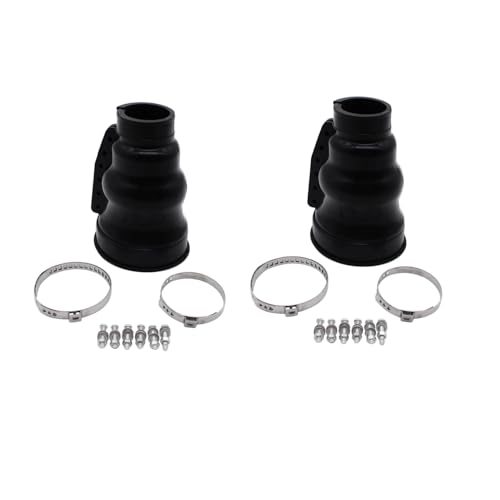 TAKPART 2 Set Silicone Rear CV Joint Boot Set Rear Axle Boot Kit with metal clips Compatible for VW Beetle 1960-2003 1.2 1.3 1.5 1.6 VW 1500 1600 1961-1973 1.5 1.6 111598021A