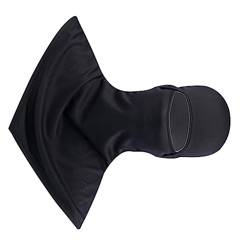 JUMPLAWN 1pc Sun Block Riding Mask Breathable Full for Outdoor Activities Quick-Drying and Sweat-Absorbent Protective Headgear Black