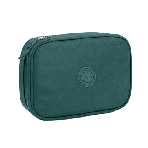 Estojo Box Grande BakPak Unissex BP25E22 Quadrado Divisória (Verde)