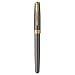 PARKER Sonnet Rollerball Pen | Grey Lacquer with Gold Trims | Fine Stainless Steel Point | Black Ink Refill | Gift Box | Perfect Graduation Gifts
