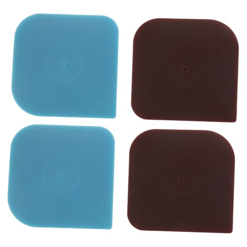 Alipis 4pezzi Spatola per Padelle in Ghisa e Raschietti per Pentole Utensile per Raschiare in Nylon Detergente per Grassi da Strumento per Pulizia Piatti Padelle Wok e Pentole