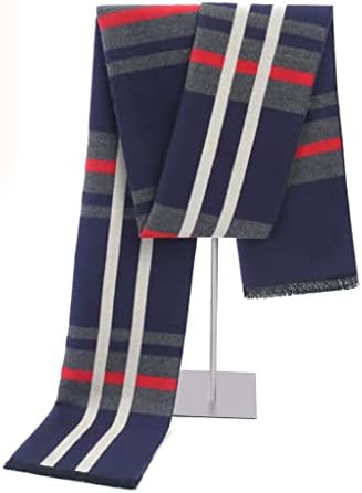 HOUKAI 1pcs European and American Classic Plaid Scarf Men's Winter Warm Scarf Men's Scarf (Color : C, Size : 170 * 30CM)