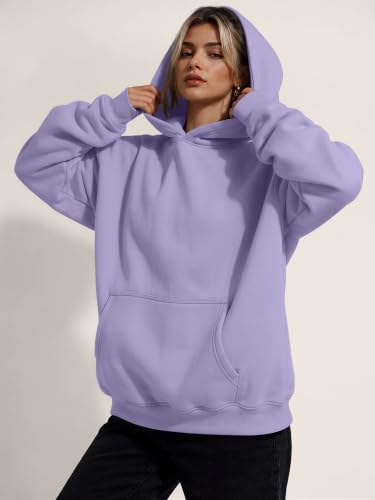 Image of Trendy Queen Women Oversized Hoodies Fall Outfits | Gentle Skin Feel, Aesthetic Drop Shoulder, Large Kangaroo Pocket, Seamless Daily Outfit Match