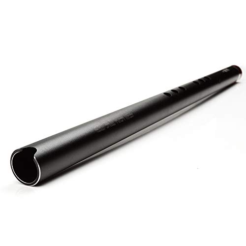 Flauta Vertical clásica Flauta pequeña de Metal de aleación de Aluminio con Instrumentos Musicales Flauta Profesional para Principiantes (Color : BB Key Black)