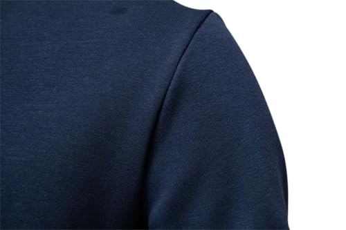 Men's Cotton Blend Crew Neck Solid Color Pullover Sweater Casual Sport Comfortable Everyday Wear for Cool Seasons4