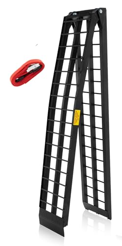 10ft Aluminum Loading Ramp, 600lbs Capacity...