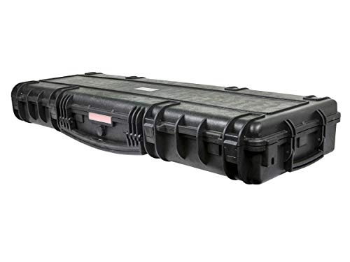 Image of Monoprice Weatherproof Hard Case - 47 x 16 x 6 Inches, With Wheels and Customizable Foam, Shockproof, IP67, Ultraviolet And Impact Resistant Material, Black - Pure Outdoor Collection