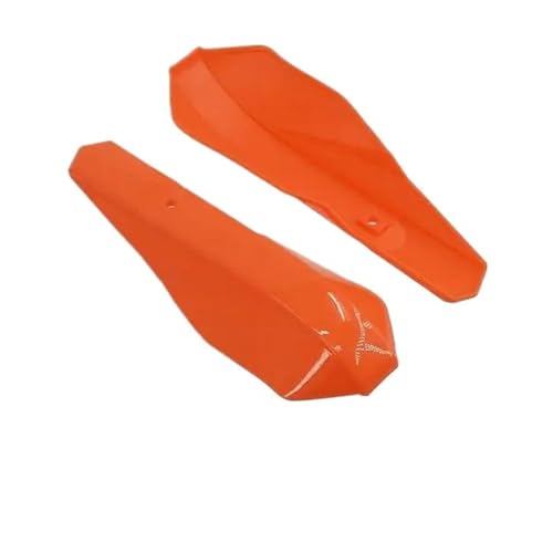 Garde-main guidon moto orange pour rouler en forêt et sur piste enduro sans risque