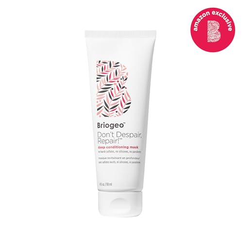 Briogeo Don't Despair, Repair! Deep Conditioning Mask, Deep Conditioner for Dry Damaged or Color Treated Hair, Prevent Future Breakage, Protein Mask for Stronger Hair, Vegan, Cruelty-Free