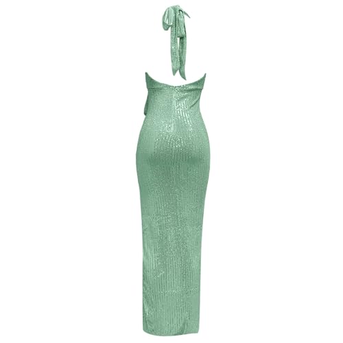 Vestido de fiesta elegante corte maxi para cóctel sofisticado 6