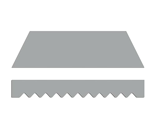 Home Trends Markisenstoff Markise mit Volant 3 x 2.5 m Markisenbespannung ersatzstoff 287 x 250cm...