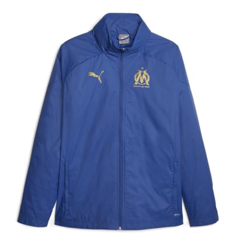 PUMA OM Veste Coupe Vent Bleu Foncé Homme foot 2023/2024 Bleu XS