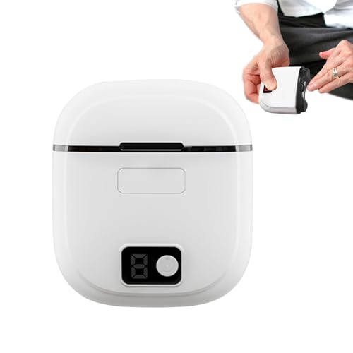 Nuhyvjl 大人用電動爪切り、自動爪切り - 電動ネイルカッター ベビー電動ネイルトリマー | 高齢者、友人、家族、子供、大人向けの低ノイズLEDネイルトリマー