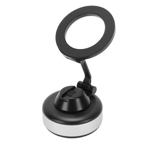 Support magnétique voiture avec forte aspiration en aluminium argent