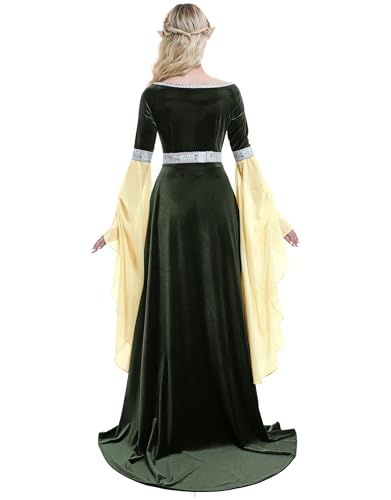 daizbella Medieval Renaissance Fantasy Dress Handmade Costume Velvet Gown