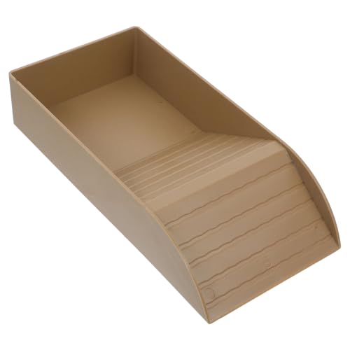 Happyyami Turtle Pool Reptile Pond Accessory Portable Abs Material Bath Basin for Turtle Supplies