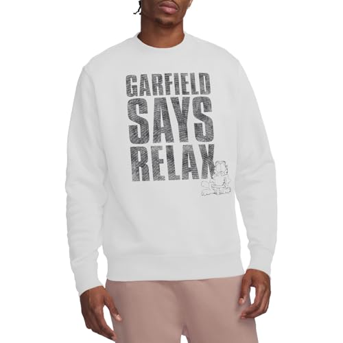 Garfield Sweat Relax Mixte Pull-Over Molletonné Vêtement Unisexe