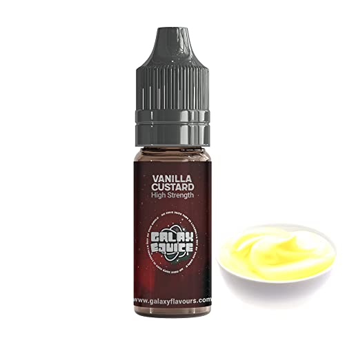 Saborizante de natillas de vainilla - Saborizante alimentario de alta potencia - Más de 230 sabores - Botella de 10 ml.