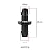 UCLEVER 100 Piezas Riego Conectores por Goteo Herramienta para 4/7 MM Sistema...