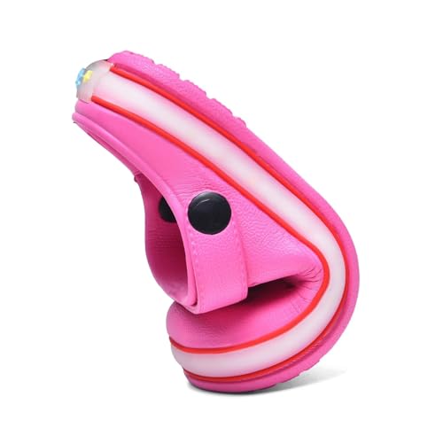Image of XPKWS Toddler Kids Clogs Boys Girls LED Garden Shoes Light up Sandals Slip on Quick Dry Beach Slippers
