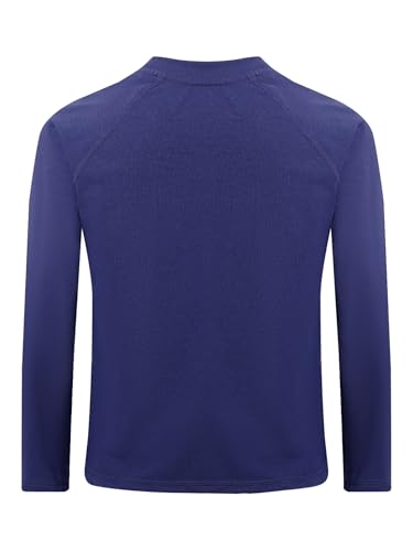 Hansber Unisex Kids Girls Breathable Sports Top Long Sleeve Undershirt for Winter Fall Spring Workout4