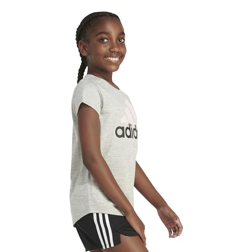 Image of adidas Girls' Short Sleeve Scoop Neck Tee T-Shirt