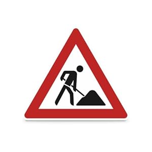 Safetymarking Verkehrsschild Baustelle 63 cm Aluminium