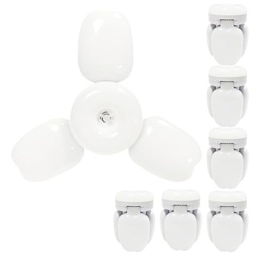 TTiiLoe 30W Garage Light with 3+1 Deformable Panels, 6000K Ultra Bright LED Ceiling Light Fixture, E26/E27 Screw-in Shop Lighting for Basement Attic Workshop Barn Warehouse, 7 Pack