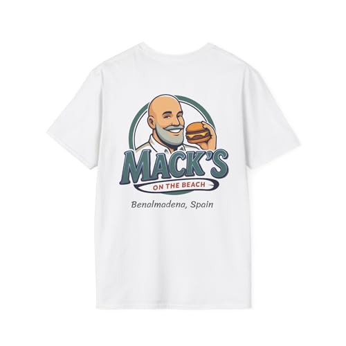 Mack's on The Beach, Casual Wear, Gift for Food Lovers, Travel Souvenir, Beach Apparel2