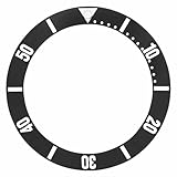 Ewatchparts Bezel Insert Compatible With Tag Heuer 1500 929-206 Wab1111.Ba0801 929.206D 929.206G-20 Blak