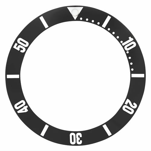 Ewatchparts Bezel Insert Compatible With Tag Heuer 1500 929-206 Wab1111.Ba0801 929.206D 929.206G-20 Blak