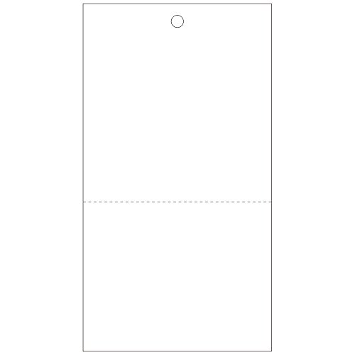 Sasagawa 18-1506 Taka Stamp Tags, Candidate, White, Plain, Thread, 500 Sheets, H 2.8 x W 1.5 inches (70 x 38 mm)