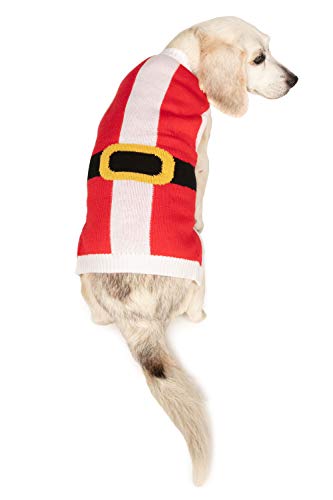 Tipsy Elves Santa Claws Dog Sweater - Hilarious Puppy Hoilday Outfit Size Small